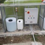 impianto di depurazione biologico  per scarichi di lavaggio "distributori automatici bevande/caffè" Bari portata: 100 lt/ora