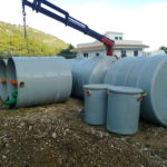 impianto di depurazione acque di scarico con fitodepurazione per "residence "  Mattinata (Fg) portata: 75 abitanti equivalenti